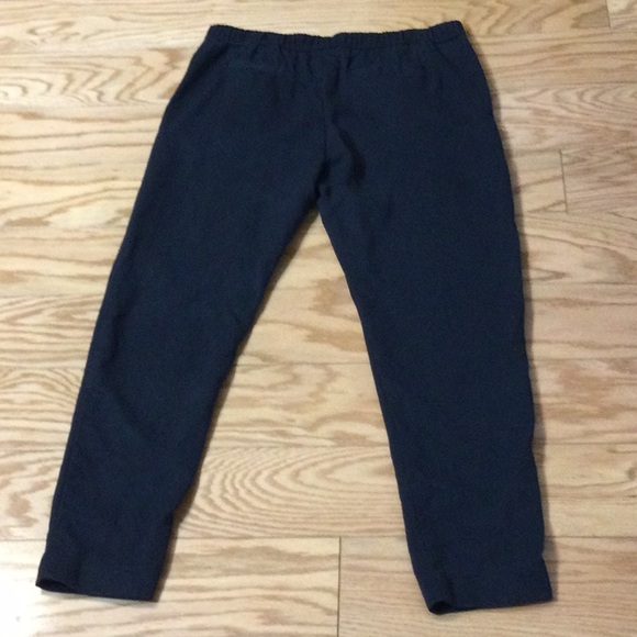 M CAbi Bianca washed black tapered drawstring pull on pants - Picture 5 of 16